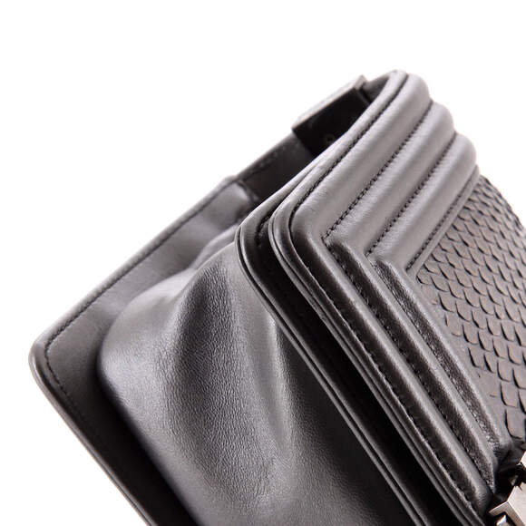 Chanel Small Boy Flap Bag Python - Picture 6 of 6